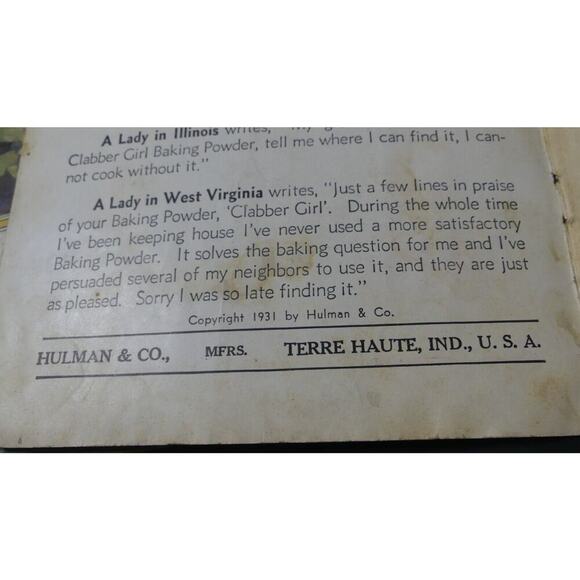 Vtg 1930's-40's Almanacs Watkins Clabber Girl Bell Systems Advertisements Ad Lot - Picture 11 of 11